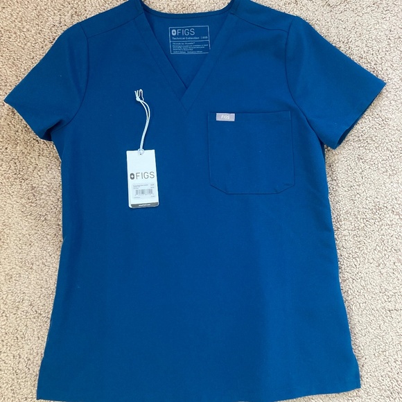 Figs Scrubs Deep Reef XXS Catarina top and XXS Yola pants - Picture 3 of 8